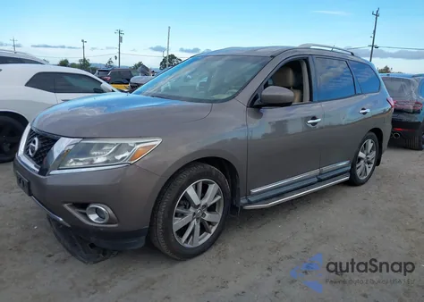 2013 Nissan Pathfinder Platinum from USA, damaged, VIN 5N1AR2MM7DC621609